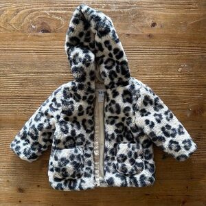 Old Navy Faux Fur Leopard Jacket
